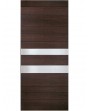 Pannello esterno porta blindata Simplex All Mas Legno finitura tinto Moka